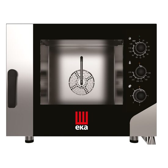 Cuptor electric cu convectie cu abur Millennial Smart Bakery, 4 tavi 600x400 Tecnoeka, 400V/7800W, 850x1044x(H)700mm