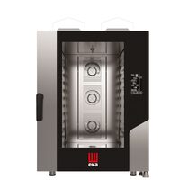 Cuptor pe gaz cu abur cu convectie Millennial Black Mask Bakery, 16 tavi 600x400 mm Tecnoeka, 230V/700W, 18kW, 850x1035x(H)1231mm