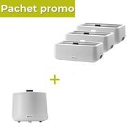 Pachet 3x Chafing dish electric UNIQ, Hendi, GN 1/1, Alb + Supiera UNIQ, HENDI, 8L, Alb