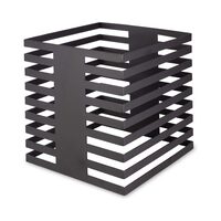 Coloana bufet Skiatos, 9 nivele, Fine Dine, Negru 250x250x260 mm