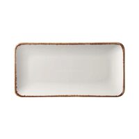 Farfurie dreptunghiulară Vanilie, 300x150 mm Fine Dine 