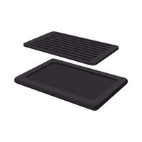 Placă de tăiat pâine Madeira Black 530x325 mm Fine Dine 