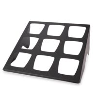 Display Skiatos Black Buffet pentru 9 boluri, 467x435x(H)210 Fine Dine 