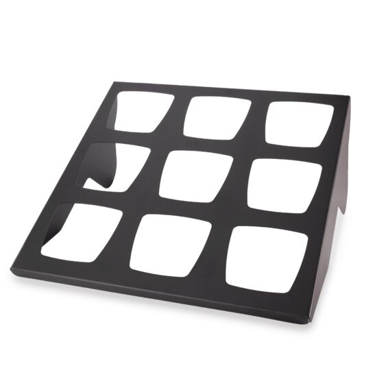 Display Skiatos Black Buffet pentru 9 boluri, 467x435x(H)210 Fine Dine 