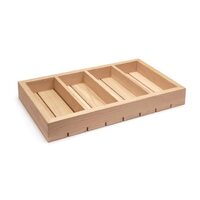 Organizator de tacâmuri din lemn Medeira 530x325x65 mm  Fine Dine 