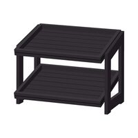 Stand / Suport Madeira Black cu 2 niveluri 574x323x441 mm Fine Dine 