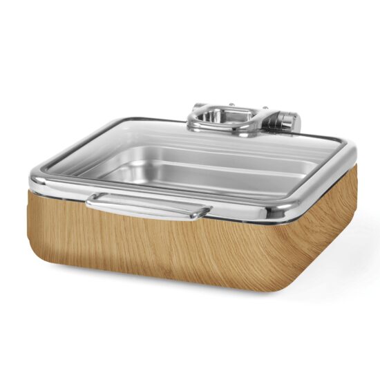 Încălzitor cu inducție GN 2/3 cu capac din sticlă De Luxe Madeira, Fine DIne