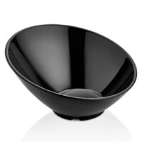 Bol înclinat din melamină, negru, 233x(h)125 mm Fine Dine 