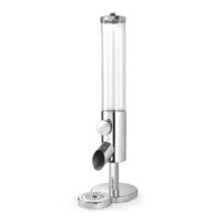 Dozator de cereale De Luxe 5 l, Fine Dine, Argintiu