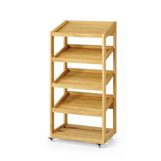 Stand stejar 4 niveluri Madeira  574x400x1197 mm Fine Dine