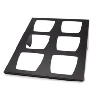 Display Skiatos Black Buffet pentru 6 boluri, 500 x 745 x 330 mm Fine Dine 