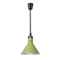 Lampa de caldura conica, HENDI, verde,  dimaetru 275x(H)250mm