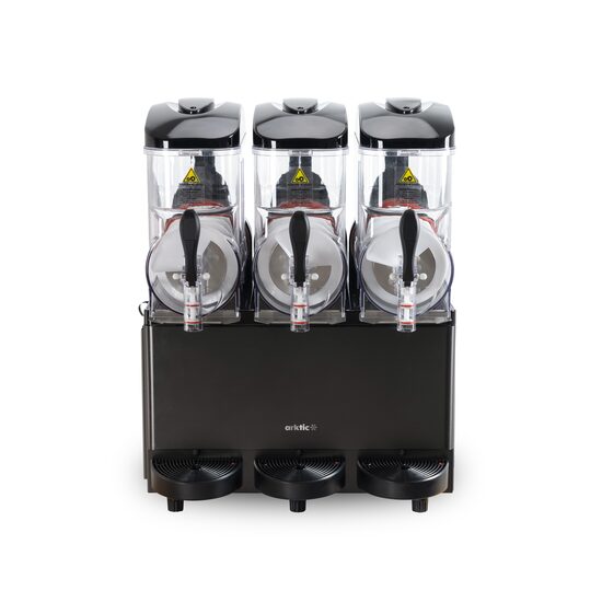 Mașină de granita 3x12 L, Arktic, 36L, Neagru , 220-240V/1080W, 610x490x(H)775mm