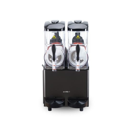 Mașină de granita 2x12 L, Arktic, , Neagru  220-240V/710W, 420x510x(H)810mm