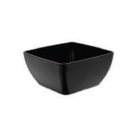 Bol pătrat din melamină, negru, 250x250x(h)120mm Fine Dine 