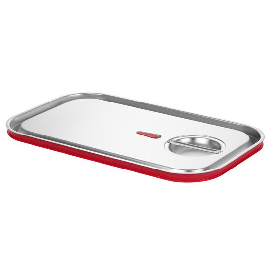 Capac pentru recipiente GN cu margine din silicon, HENDI, Kitchen Line, GN 1/1, 530x325mm