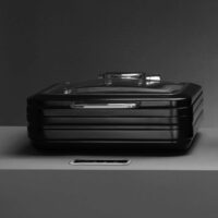 Încălzitor cu inducție cu capac din sticlă De Luxe Black, GN 2/3 Fine Dine 