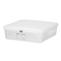 Recipient GN 2/3 din polipropilena, HENDI, GN 2/3, 19L, Transparent, 354x325x(H)200mm, Dreptunghiular