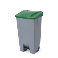 Container de gunoi, HENDI, 120L, Gri deschis, 510x425x(H)875mm