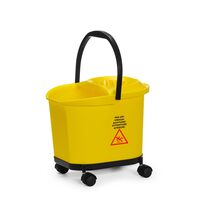 Galeata pentru mop, HENDI, 16L, galbena, 405x296x(H)340mm