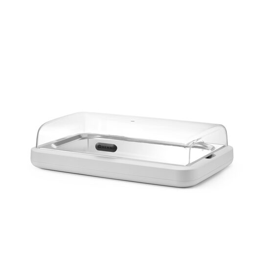 Display racire UNIQ, HENDI, design by Robert Bronwasser GN1/1 Alb, 593x389x(H)147mm, Dreptunghiular  & element racire 