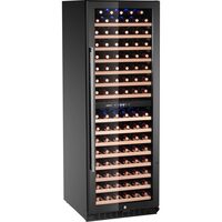 Racitor de vin, 2 zone, 131 sticle, Arktic, 418L, Negru, 697x595x(H)1756mm