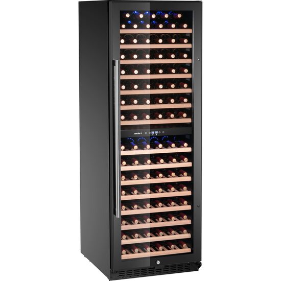 Racitor de vin, 2 zone, 131 sticle, Arktic, 418L, Negru, 697x595x(H)1756mm