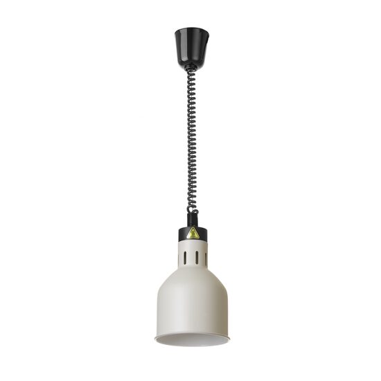 Lampa de caldura cilindrica HENDI, alba,  230V/250W, 175x(Î)250 