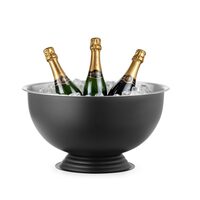 Bol pentru șampanie, BarUp, 13L, Negru, ⌀393x(H)214mm, Rotund