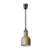 Lampa de caldura cilindrica HENDI, bej, 230V/250W, 175x(H)250mm