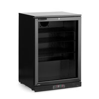 Vitrina frigorifica de bar cu o singura usa, Arktic, 105L, Neagra, 220-240V/120W, 600x530x(H)870mm