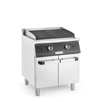 Grill pe gaz cu roca vulcanica si spatiu de depozitare, 6Kw