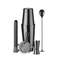 Set barman tubular, BarUp, negru, ⌀120x(H)320mm