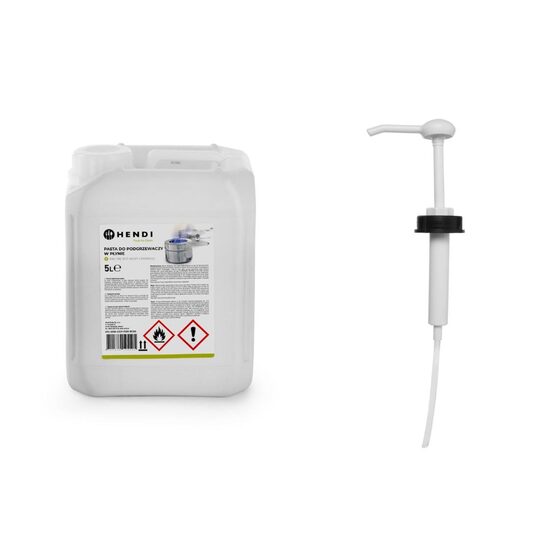 Pachet Combustibil chafing dish 5L + Dispenser pompa