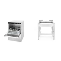 Pachet Masina spalat pahare K40 + Pompa scurgere + Suport inox