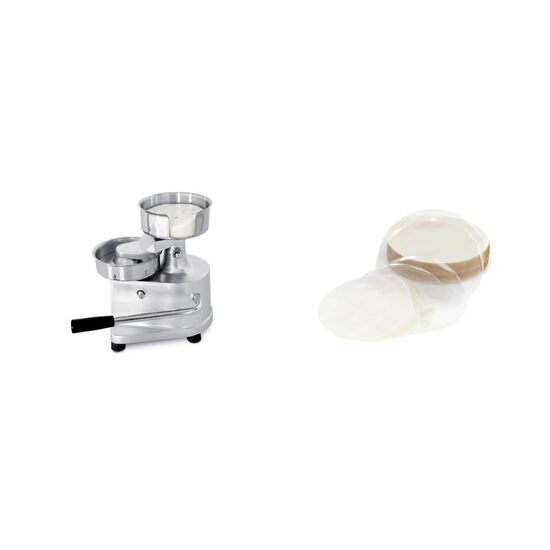 Pachet Presa hamburger 130mm + Separatoare set 1255 buc