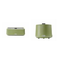 Pachet Chafing dish electric UNIQ, HENDI, GN 1/1, Verde, 220-240V/700W, 607x402x(H)250mm plus Supiera UNIQ, Hendi, 8L, Verde, 220-240V/500W, ø366x(H)325mm