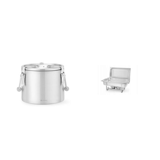 Pachet Termos mancare 10L + Chafing dish inox GN 1/1