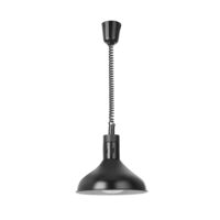 Lampă termică cu ridicare și coborâre, formă de clopot, HENDI, Negru, 230V/250W, ⌀295x(H)207mm