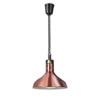 Lampă termică cu ridicare și coborâre, formă de clopot, HENDI, Cupru, 230V/250W, ⌀295x(H)207mm