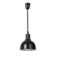 Lampă termică tip cupolă, cu reglare pe înălțime, HENDI, Negru, 230V/250W, ⌀250x(H)207mm