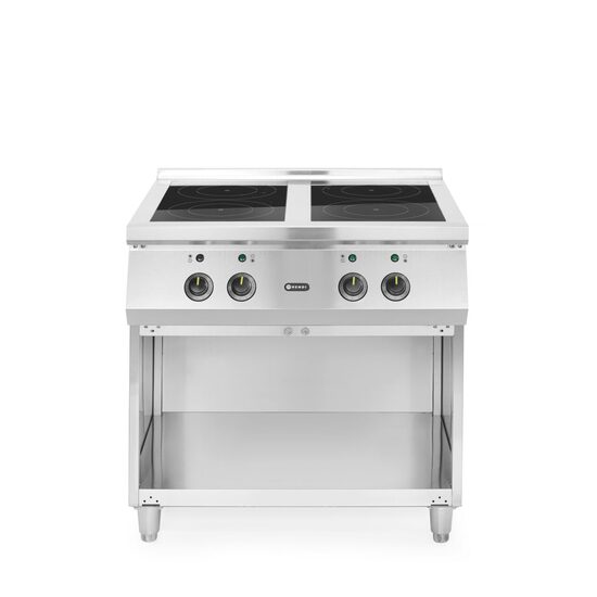 Masina de gatit cu inductie, 4 arzatoare, spatiu depozitare,17000 W,Hendi, 800x700x(H)870mm - Copy