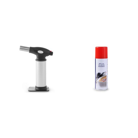Pachet Arzător Creme-Brulee + Canistră gaz 200ml