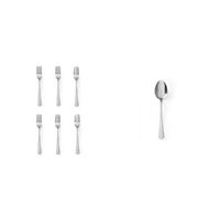 Pachet Set 6 furculițe inox + Set 6 linguri supă inox