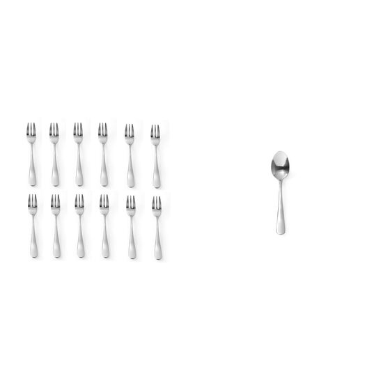 Pachet Set 12 furculițe desert + Set 12 lingurițe desert