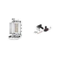 Kebab Grill (3 arzătoare) + Cuțit electric kebab