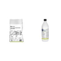 Tablete sare 25kg + Soluție detartrare 1L