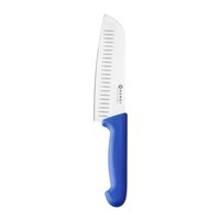 Cutit de tip Santoku 180 mm, HACCP Albastru, Hendi