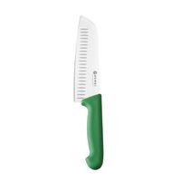 Cutit de tip Santoku 180 mm, HACCP Verde, Hendi