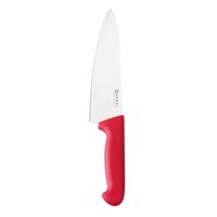 Cuțit profesional de bucătar, 200 mm, HACCP, HENDI, Profi Line, Roșu, (L)335mm